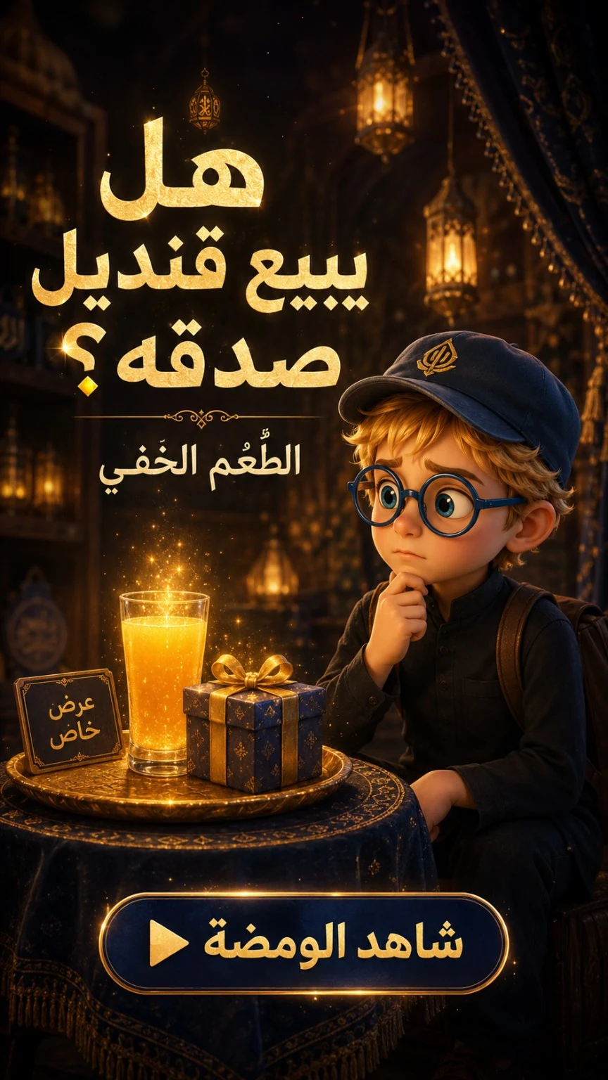 هل يبيع قنديل صدقه؟ الطعم الخفي - شاهد الومضة